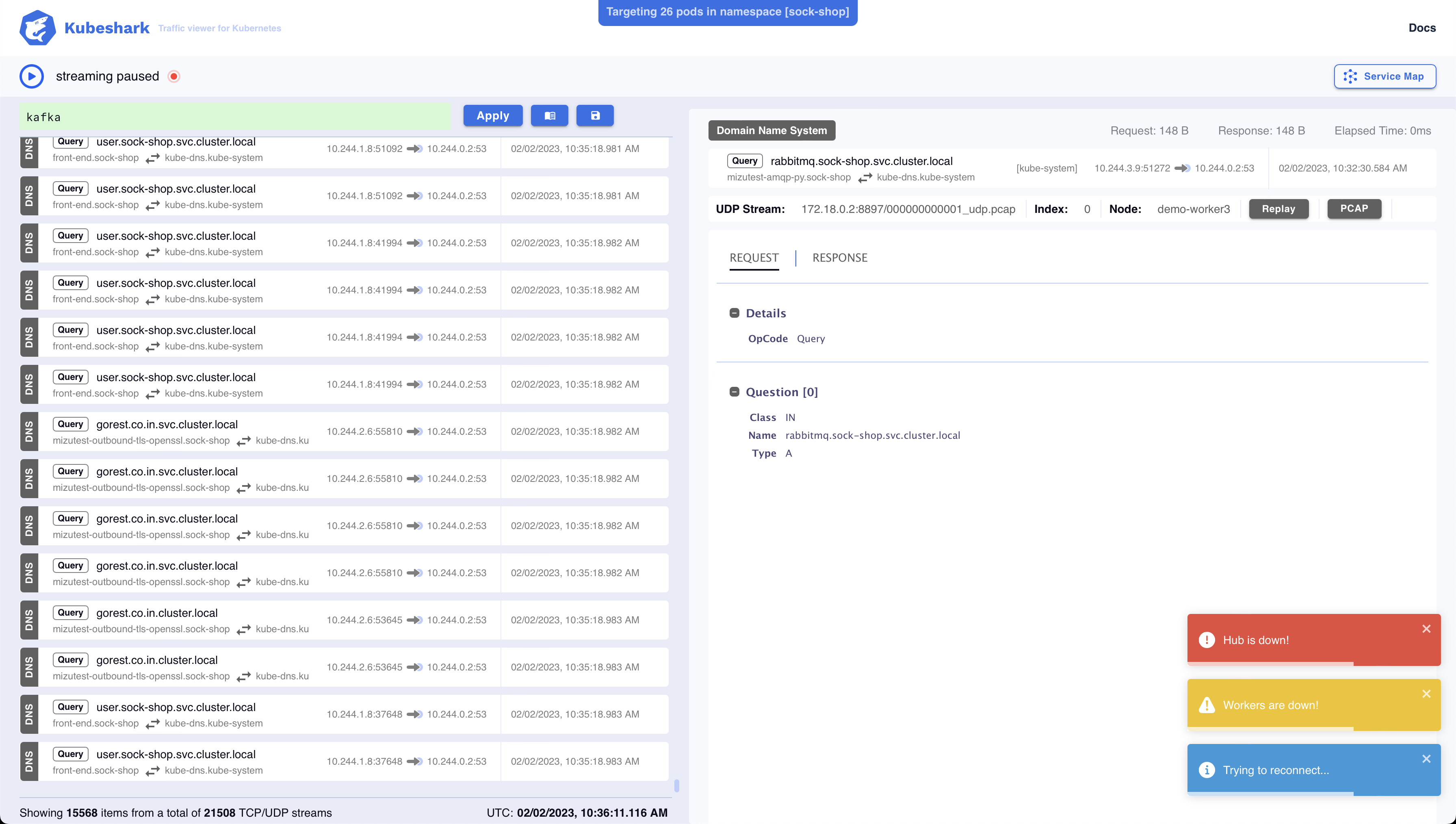 Kuebeshark 过滤器 UI 问题